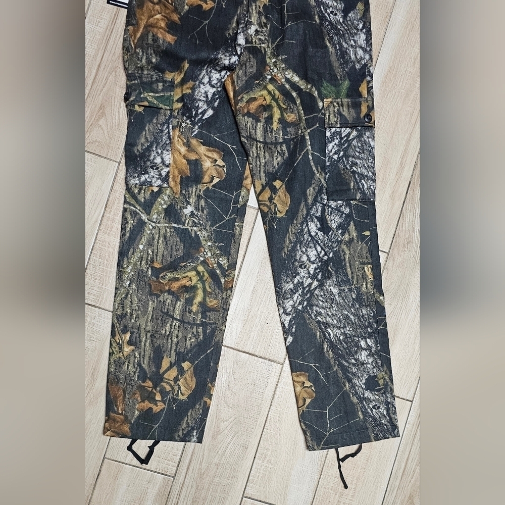 Mossy Oak Camo Cargo Pants Mens 34 Camouflage Outdoor Bowhunt Breakup - Picture 3 of 12